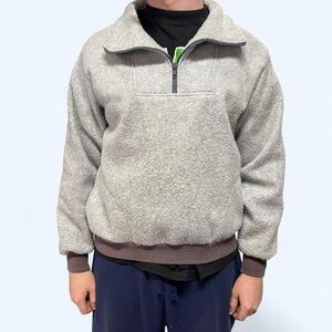 Vintage Le Tigre Men's Gray Sweater